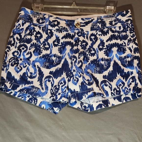 Lilly Pulitzer Pants - Lilly Pulitzer Navy and White Women's Bermudas